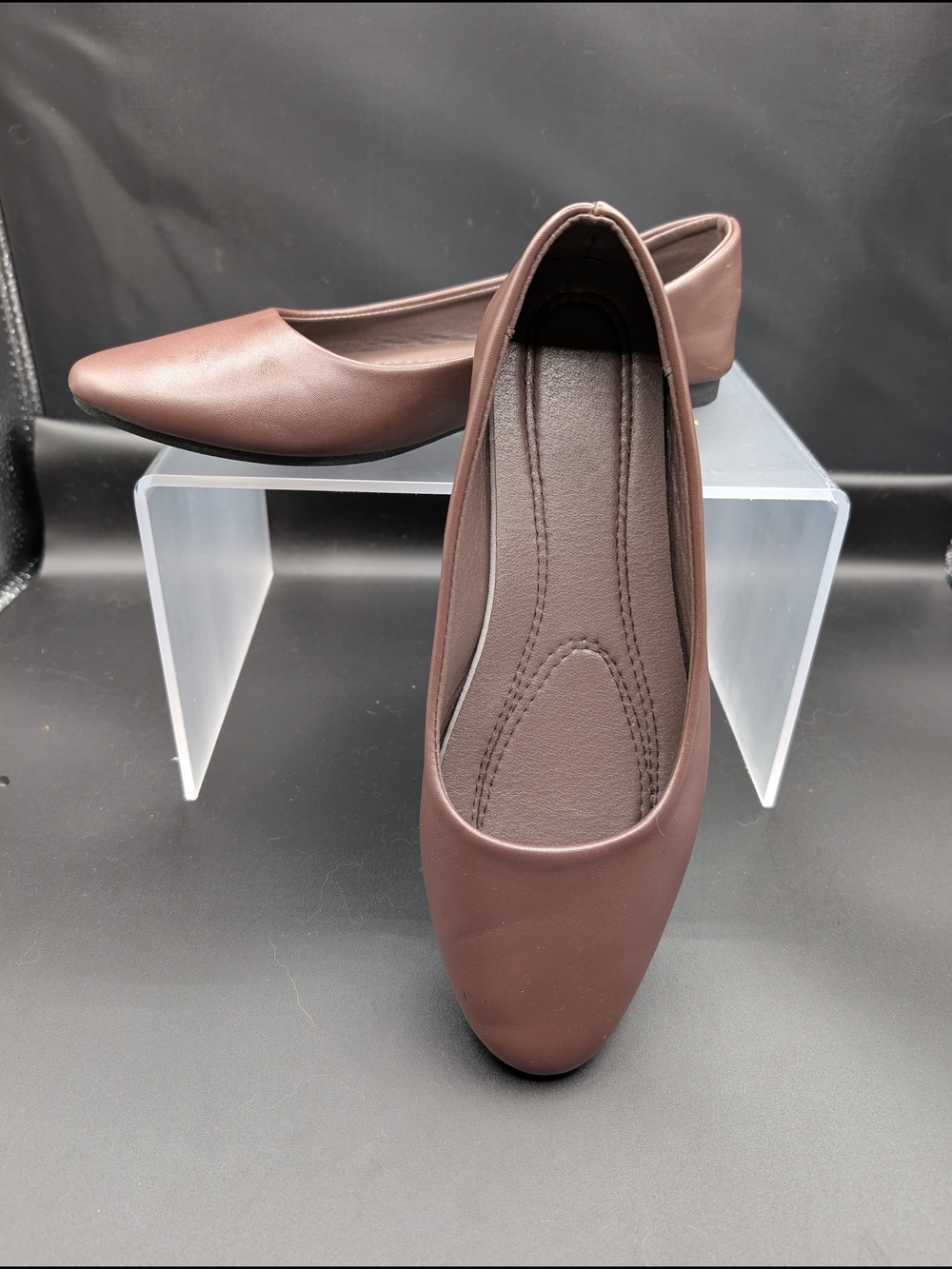 Women's Brown Pointed Toe Flats